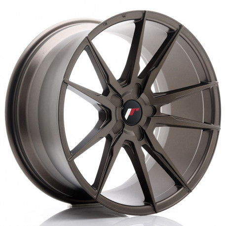 Hliníkové disky Japan Racing JR21 19x9,5 ET35-40 5H BLANK, Matt Bronze | race-shop.cz