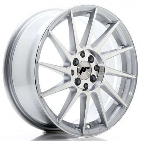 Hliníkové disky Japan Racing JR22 17x7 ET35 5x100/114 Silver Machined | race-shop.cz