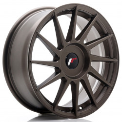 Japan Racing JR22 17x7 ET35-40 BLANK, Matt Bronze