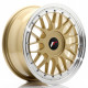 Hliníkové disky Japan Racing JR23 16x7 ET20-45 BLANK, Gold w/Machined Lip | race-shop.cz