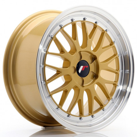 Hliníkové disky Japan Racing JR23 18x8,5 ET25-48 5H BLANK, Gold w/Machined Lip | race-shop.cz