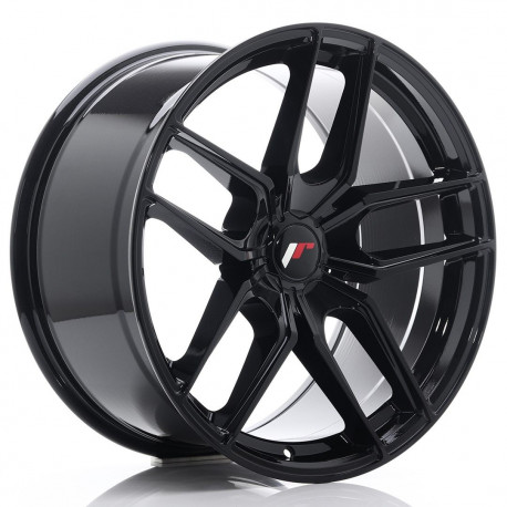 Hliníkové disky Japan Racing JR25 19x9,5 ET20-40 5H BLANK, Glossy Black | race-shop.cz