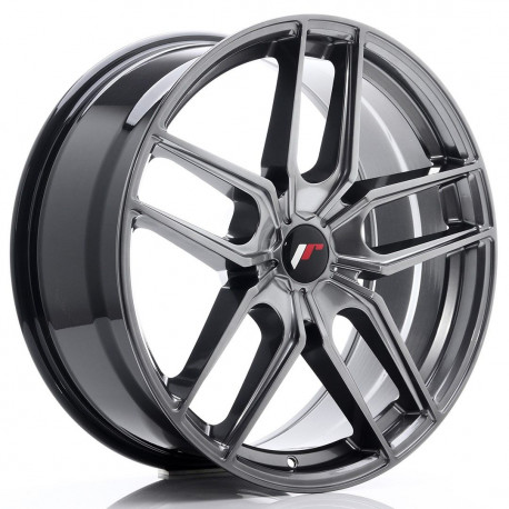 Hliníkové disky Japan Racing JR25 20x8,5 ET20-40 5H BLANK, Hyper Black | race-shop.cz