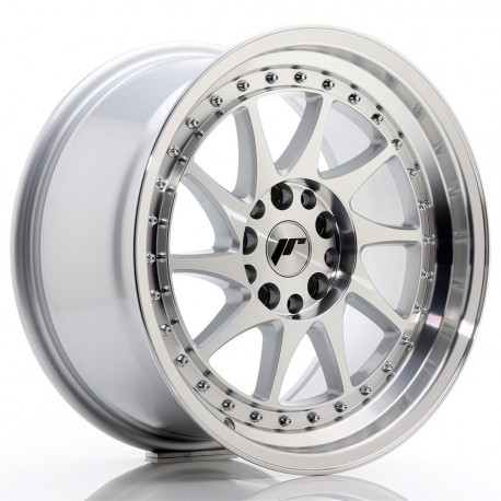 Hliníkové disky Japan Racing JR26 17x9 ET25 5x114/120 Silver Machined | race-shop.cz