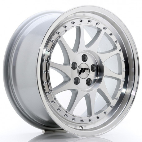 Hliníkové disky Japan Racing JR26 18x8,5 ET35 5x100 Silver Machined | race-shop.cz