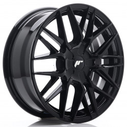 Japan Racing JR28 17x7 ET35-45 BLANK, Glossy Black