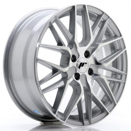 Hliníkové disky Japan Racing JR28 17x7 ET40 4x100 Silver Machined | race-shop.cz