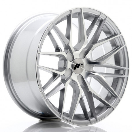 Hliníkové disky Japan Racing JR28 18x9,5 ET20-40 5H BLANK, Silver Machined | race-shop.cz