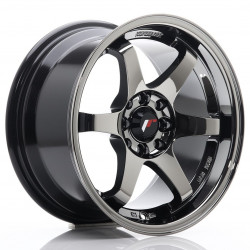 Japan Racing JR3 15x8 ET25 4x100/108 Black Chrome