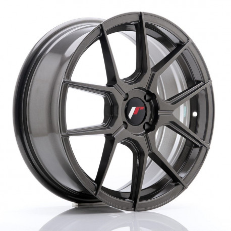 Hliníkové disky Japan Racing JR30 17x7 ET40 4x100 Hyper Gray | race-shop.cz
