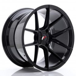 Japan Racing JR30 19x11 ET15-40 5H BLANK, Glossy Black