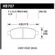 Brzdové desky HAWK performance Zadní brzdové destičky Hawk HB707G.638, Race, min-max 90° C-465° C | race-shop.cz