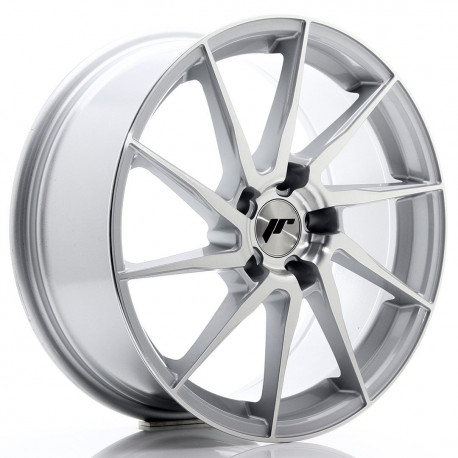 Hliníkové disky Japan Racing JR36 18x8 ET35 5x120 Silver Brushed Face | race-shop.cz