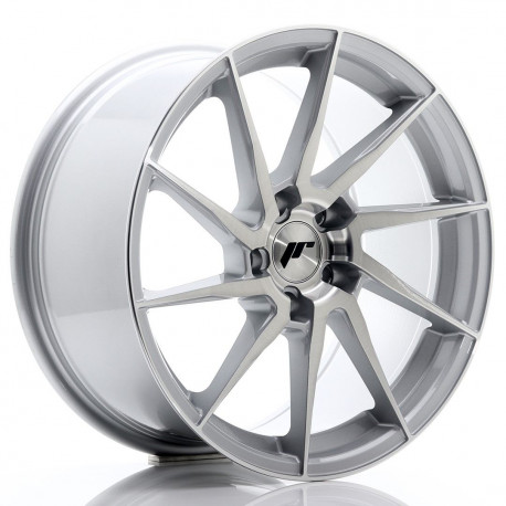 Hliníkové disky Japan Racing JR36 18x9 ET35 5x120 Silver Brushed Face | race-shop.cz