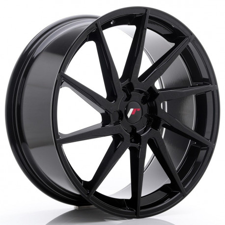 Hliníkové disky Japan Racing JR36 23x10 ET30-55 5H BLANK, Glossy Black | race-shop.cz