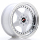 Hliníkové disky Japan Racing JR6 15x7 ET35 4x100/114 White w/Machined Lip | race-shop.cz