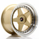 Hliníkové disky Japan Racing JR6 18x10,5 ET0-25 BLANK, Gold w/Machined Lip | race-shop.cz
