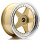 Hliníkové disky Japan Racing JR6 18x8,5 ET20-40 BLANK, Gold w/Machined Lip | race-shop.cz