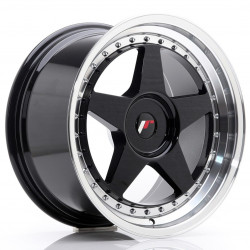Japan Racing JR6 18x9,5 ET20-40 BLANK, Glossy Black