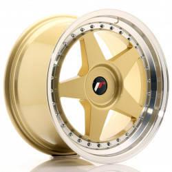 Japan Racing JR6 18x9,5 ET20-40 BLANK, Gold w/Machined Lip