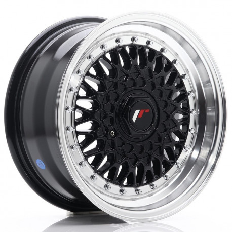 Hliníkové disky Japan Racing JR9 15x7 ET20 4x100/108 Glossy Black | race-shop.cz