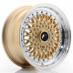 Hliníkové disky Japan Racing JR9 15x7 ET20 4x100/108 Gold w/Machined Lip | race-shop.cz