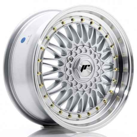 Hliníkové disky Japan Racing JR9 17x7,5 ET20 4x100/108 Silver w/Machined Lip | race-shop.cz