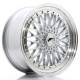Hliníkové disky Japan Racing JR9 19x8,5 ET35 BLANK, Silver w/Machined Lip | race-shop.cz