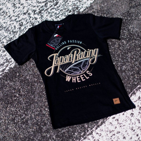 Trička Dámské tričko JAPAN RACING Rolling Passion, černá | race-shop.cz