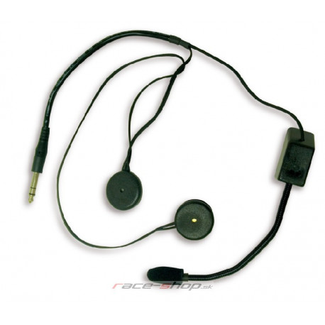 Sluchátka / headsety Terratrip headset pro centrály professional do otevřené přilby | race-shop.cz