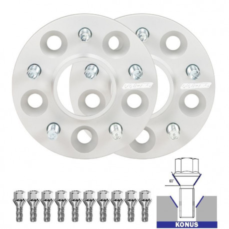 Rozšiřovací podložky pro konkrétní model Rozšiřovací podložky se šteftami (sada 2ks) pro bmw x3 iii (g01) - 40mm, 5x112, 66,6 | race-shop.cz