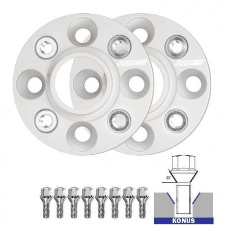 Rozšiřovací podložky pro konkrétní model Rozšiřovací podložky se závitem (sada 2ks) pro fiat cinquecento 170 - 25mm, 4x98, 58,1 | race-shop.cz
