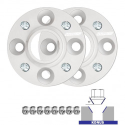 Rozšiřovací podložky se šteftami (sada 2ks) pro honda concerto ma - 22mm, 4x100, 56,1