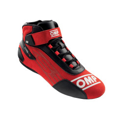 Kartingové boty OMP KS-3, červená/černá