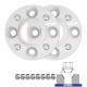 Rozšiřovací podložky pro konkrétní model Rozšiřovací podložky se šteftami (sada 2ks) pro rover 100  - 40mm, 4x95.25, 57,1 | race-shop.cz