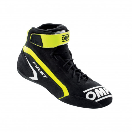 Boty FIA boty OMP FIRST antracitová/žlutá | race-shop.cz