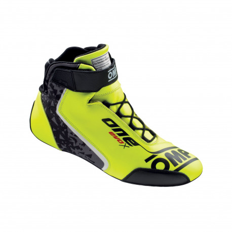 Boty FIA závodní boty OMP ONE EVO X, fluo žlutá | race-shop.cz