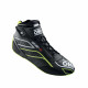 FIA závodní boty OMP ONE-S, černá/fluo žlutá
