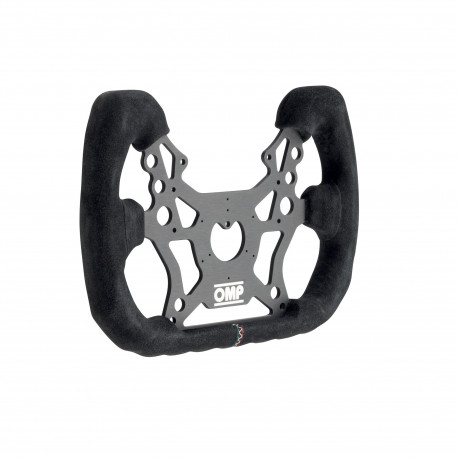 Volanty 6 ramenný sportovní volant OMP 310 ALU GT, 315mm, semiš, bez odsazení, stříbrná | race-shop.cz