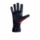 Rukavice rukavice omp ks-3 (VNITŘNÍ ŠITÍ) černo / červená | race-shop.cz