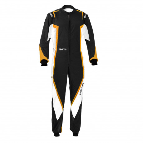 Kombinézy CIK– CIK-FIA Kombinéza SPARCO Kerb K44 černo/bílo/oranžová | race-shop.cz
