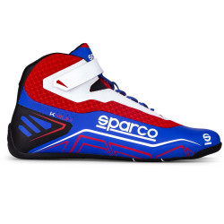 Kartingové boty Sparco K-RUN, azurová/červená