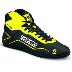 Kartingové boty Sparco K-POLE, černá/fluo žlutá