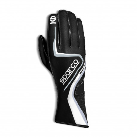 Rukavice Kartingové rukavice Sparco RECORD WP (vnější šití), černá/šedá | race-shop.cz