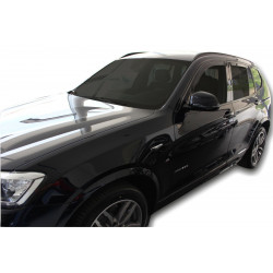 Ofuky oken pro BMW X3 (F25) 5D 2010-2018 (+OT) 4ks (přední + zadní)