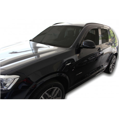 Okenní deflektory Ofuky oken pro BMW X3 (F25) 5D 2010-2018 (+OT) 4ks (přední + zadní) | race-shop.cz