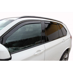 Ofuky oken pro BMW X5 (F15) 5D 2011-2018 (+OT) 4ks (přední + zadní)
