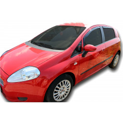 Ofuky oken pro FIAT PUNTO EVO 5D 2006-2018 (+OT) 4ks (přední + zadní)
