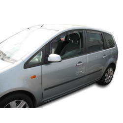 Ofuky oken pro FORD FOCUS C-MAX 5D 2003-2011 (+OT) 4ks (přední + zadní)