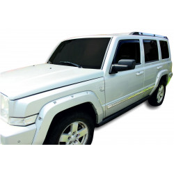 Ofuky oken pro JEEP COMMANDER 5D 2005-2010 (+OT) 4ks (přední + zadní)